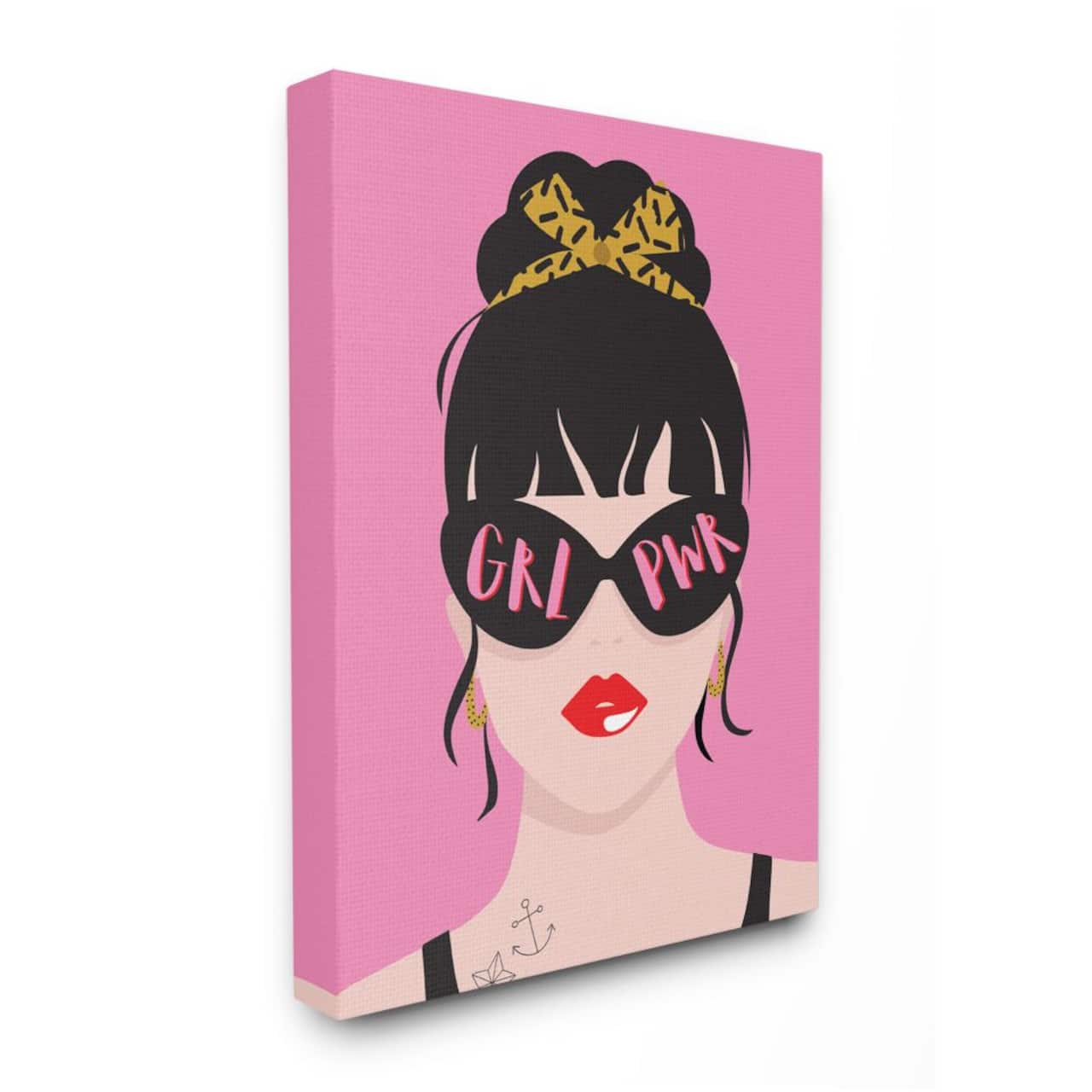 Stupell Industries Girl Power Punk Rock Wall Art
